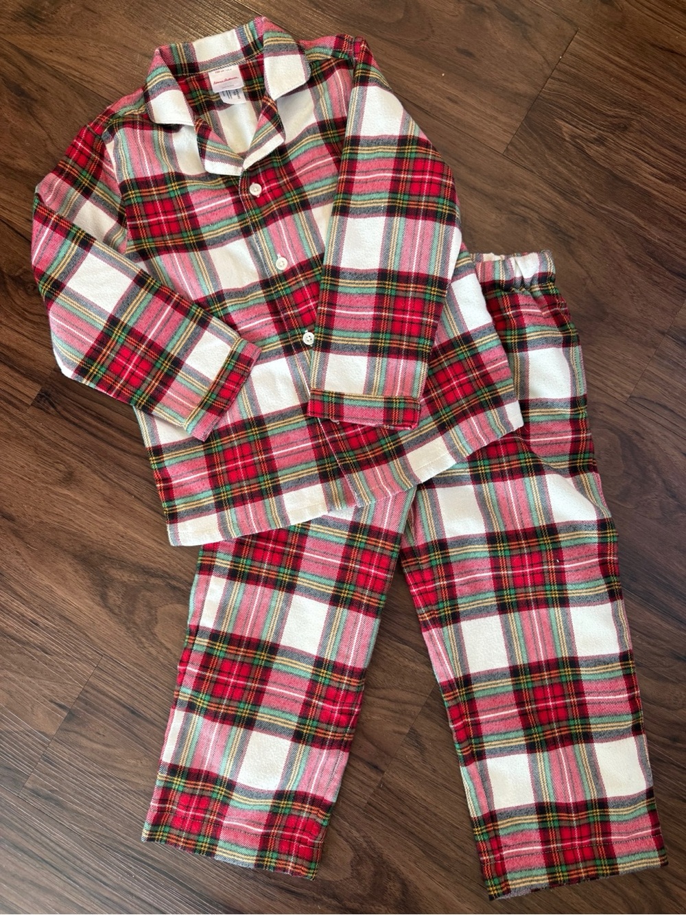 Kid’s Plaid Flannel Pajama Set